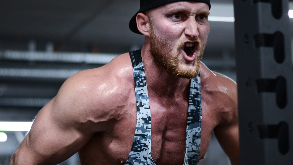 hit training - karl beim intensiven training